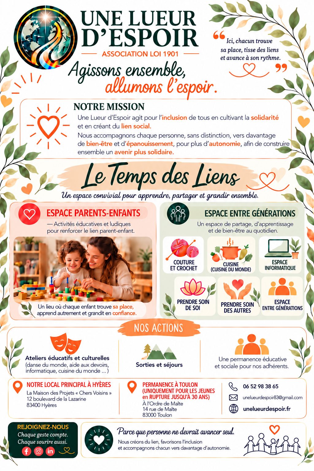 🌟 UNE LUEUR D’ESPOIR PREND UNE NOUVELLE TOURNURE 🌟